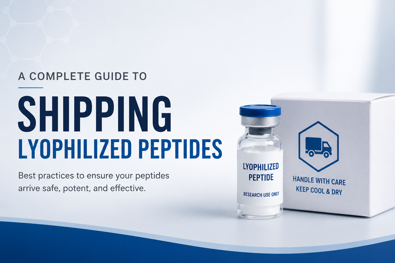Lyophilized Peptides and Shipping