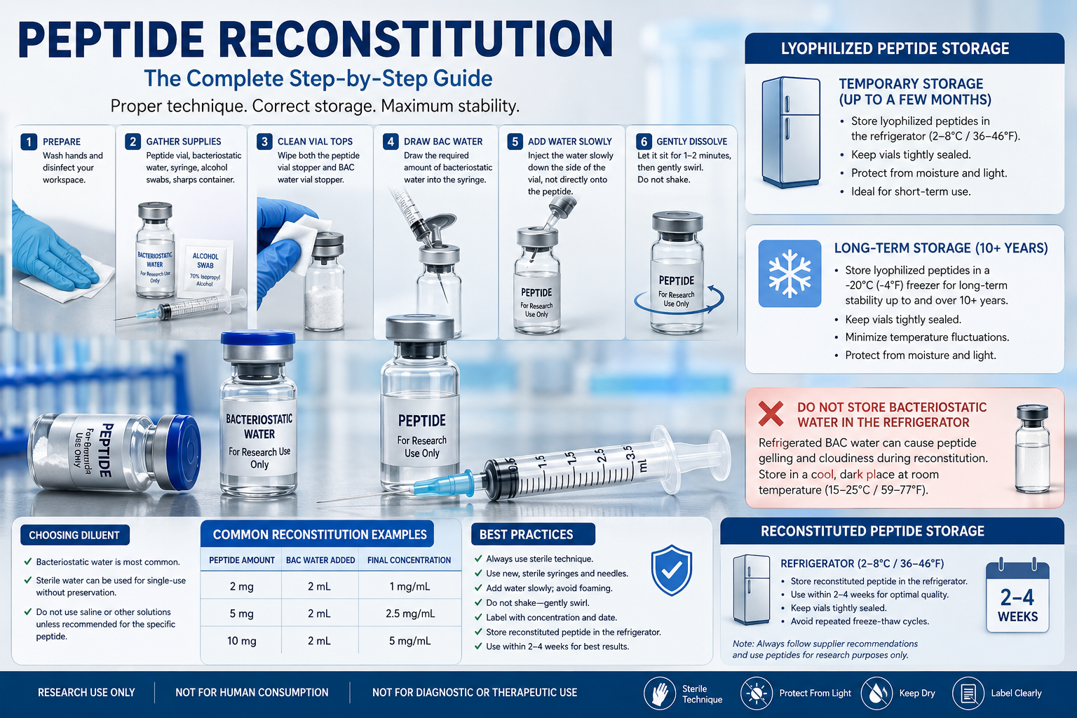 Proper Reconstitution Procedures