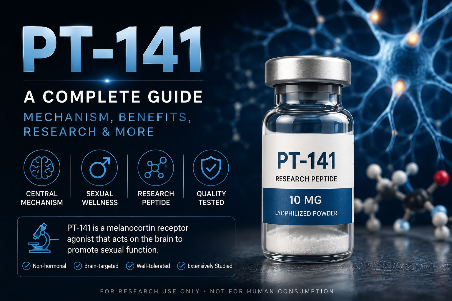 PT-141 The Complete Guide – Desire Research